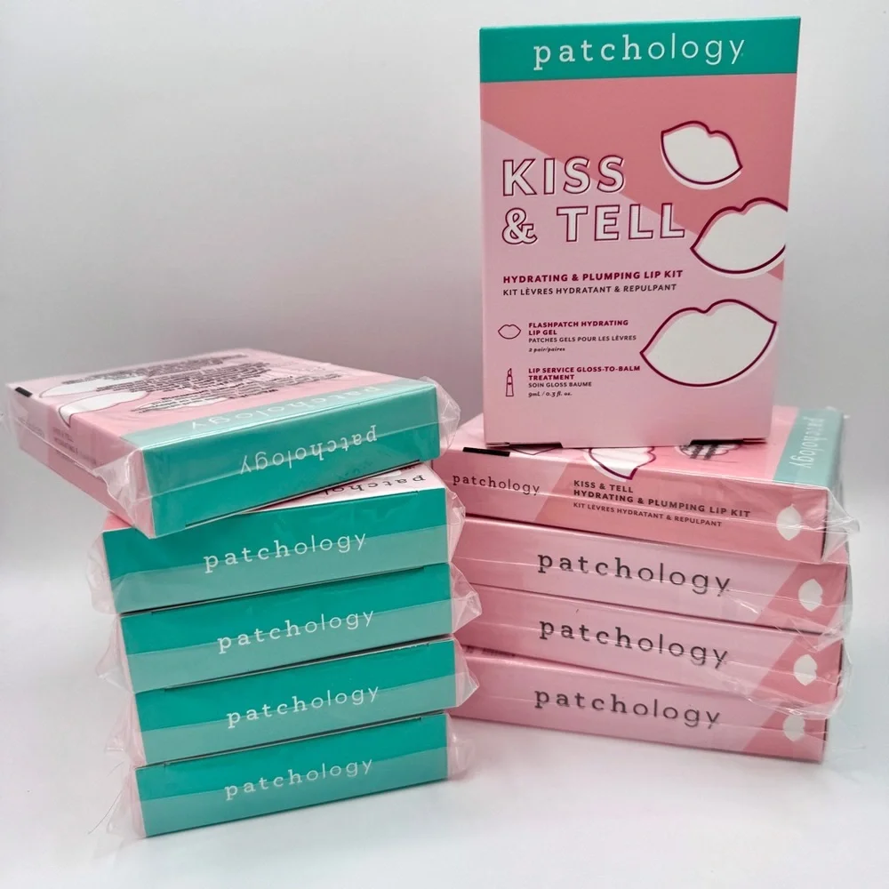 NWT BUNDLE 10x Patchology Kiss & Tell Hydrating and Plumping Lip Sets Mask Balm